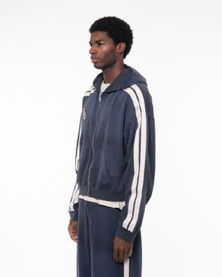 424 CREST HOODIE DEEP NAVY