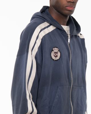 424 CREST HOODIE DEEP NAVY