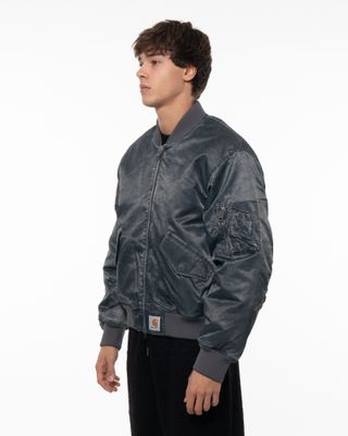 CARHARTT WIP ORMAN BOMBER RAVEN