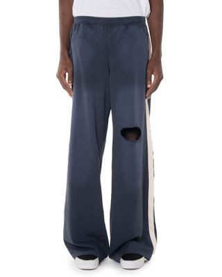 424 CREST RIPPED SWEATPANTS DEEP NAVY
