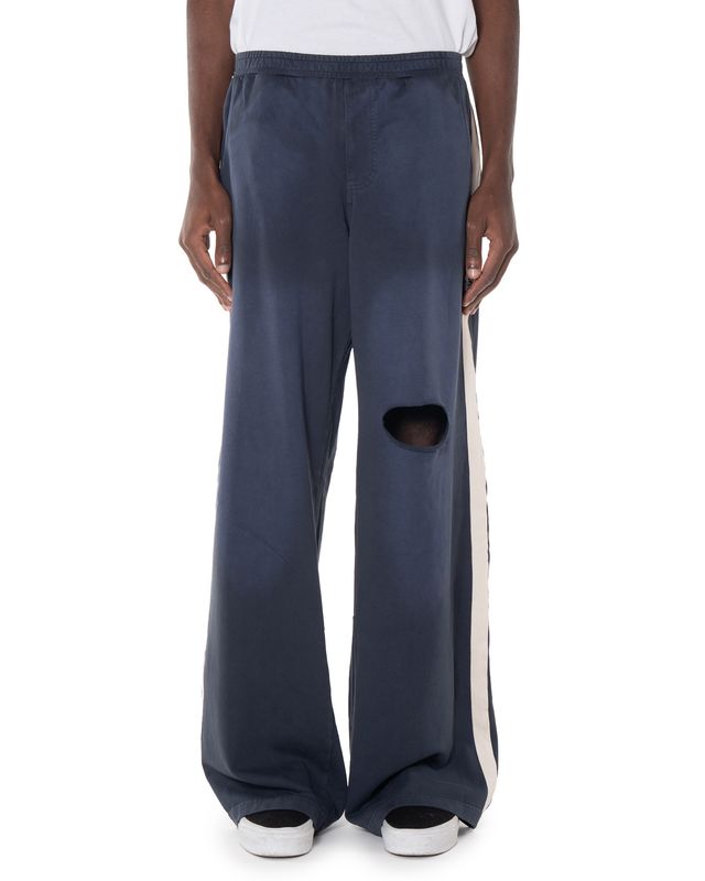 424 CREST RIPPED SWEATPANTS DEEP NAVY