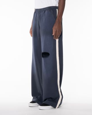 424 CREST RIPPED SWEATPANTS DEEP NAVY