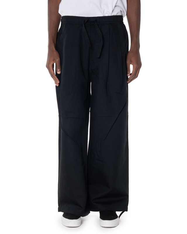MAHARISHI LOOSE PLEATED PANTS BLACK
